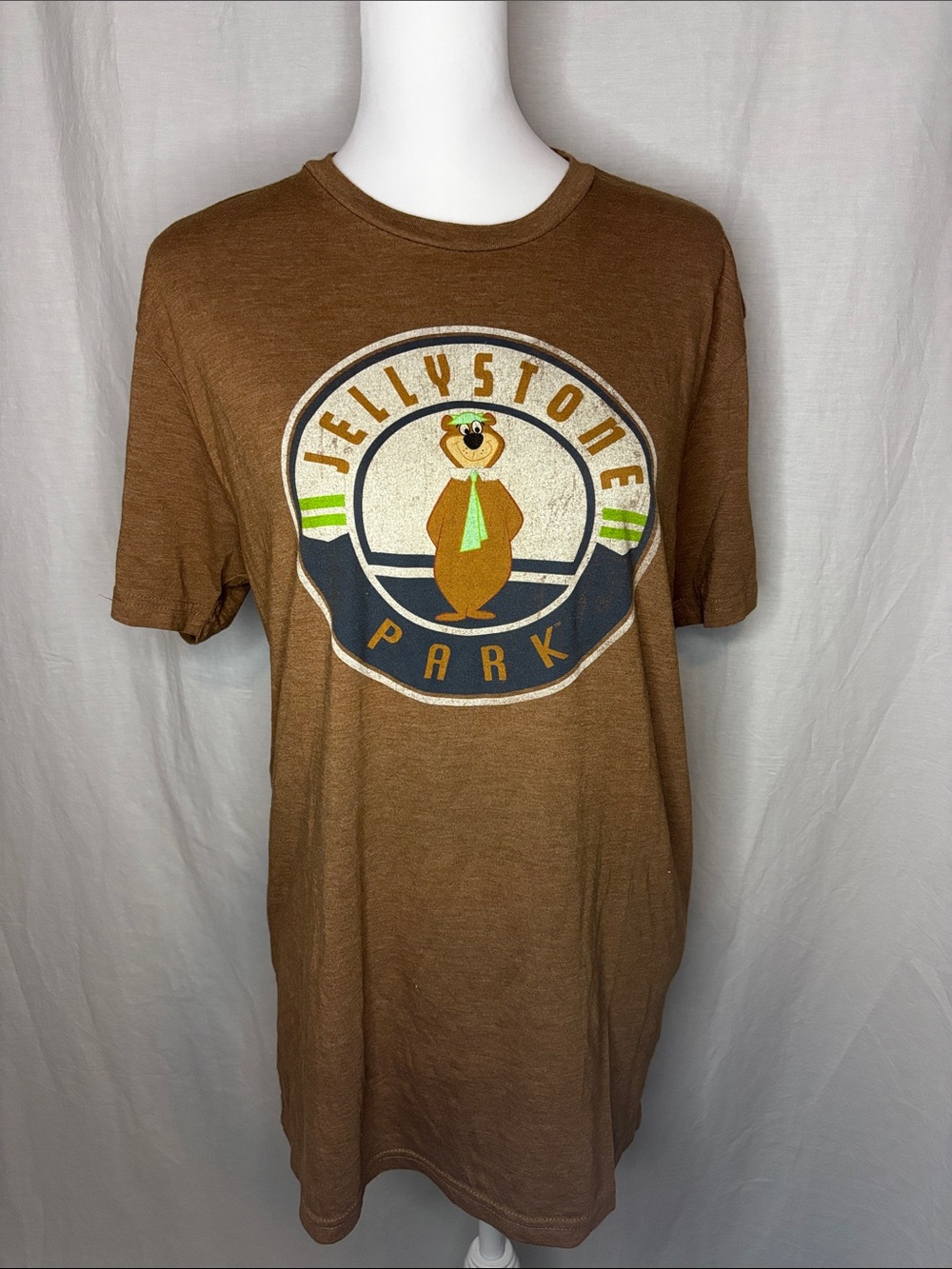Yellowstone Park Yogi Bear Brown Graphic Tee